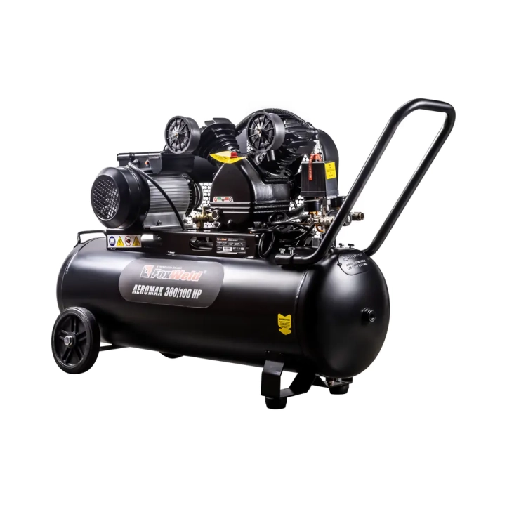 Компрессор масляный ременной FoxWeld Aeromax 380/100 HP